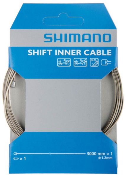 SHIMANO 1,2mm 3m lang Schaltseil