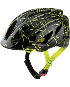 ALPINA PICO Kinderfahrradhelm schwarz-neon gelb 50-55cm