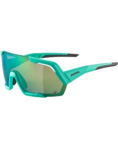 ALPINA ROCKET Q-LITE Brille türkis-Glas grün versp.
