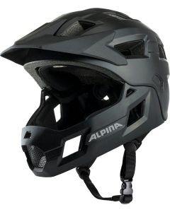 ALPINA RUPI Downhillhelm matt schwarz 50-55cm
