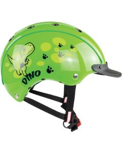 CASCO MINI 2 Kinder Fahrrad--Skihelm dino venture grün 46-52cm