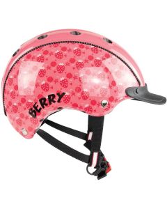 CASCO MINI 2 Kinder Fahrrad--Skihelm Strawberry Blush-pink 46-52cm