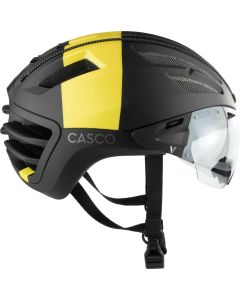 CASCO SPEEDAIRO Rennradhelm schwarz-gelb (nitro shade) M 54-59cm