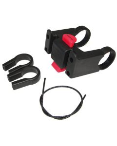 KLICKFIX 22-31,8mm Oversize Standard Lenkeradapter schwarz