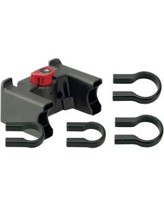 KLICKFIX 22-31,8mm Oversize Standart+Schloss Lenkeradapter schwarz