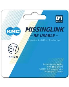 KMC MESSINGLINK Verschlussglied 7-8R EPT für Kette 7,1mm silber