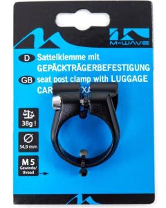 MESSINGSCHLAGER M-WAVE Gepäckträgerbefestigung schwarz