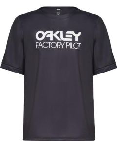 OAKLEY FACTORY PILOT MTB SS II Jersey schwarz blackout S