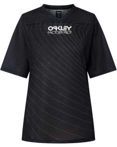 OAKLEY WMNS FACTORY PILOT RC SS Damen Jersey blackout schwarz XL
