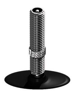 SCHWALBE AV3 16" Fahrradschlauch schwarz