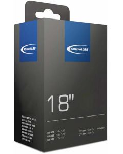SCHWALBE AV5 18" 18x1 1-4-1.75" 32-47-355-400 Fahrradschlauch schwarz
