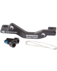 SHIMANO  DISC BRAKE MOUNT PM-Gabel F. 180mm S-P Adapter schwarz 180mm
