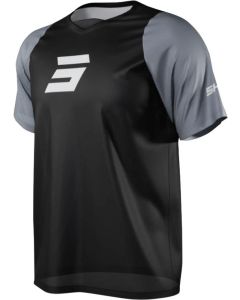 SHOT NO DEFENDER Fahrrad T-Shirt grau XXL