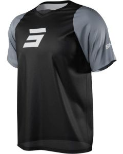 SHOT NO DEFENDER Fahrrad T-Shirt grau XXL