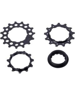 SRSM PG-1210-1230 11-13-15 ZÄHNE, inkl. LOCKRING Kassettenritzel-Ring Set silber