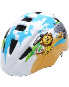 UVEX KID 2 DESERT Kinderfahrradhelm braun-weiss-blau 46-52cm