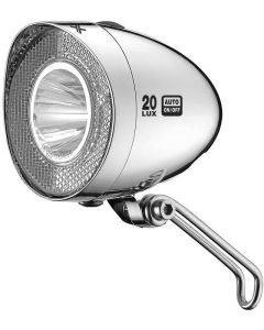 XLC LED RETRO Scheinwerfer silber