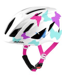 ALPINA PICO Kinderfahrradhelm perlweiss butterfly 50-55cm