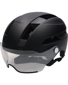 ALPINA SOHO VISOR Cityhelm matt schwarz 51-56cm