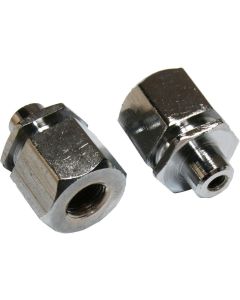 FOLLOWMe M10x1 Vollachsadapter für Zugfahrrad mit Vollachse schwarz