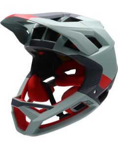 FOX PROFRAME BLOCKED Downhillhelm grün XL