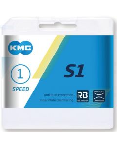 KMC S1 1-2"x 1-8" 112 Glieder 8,6 mm Kette schwarz