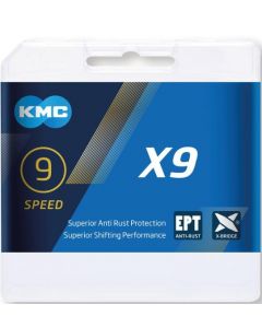 KMC  X9 EPT 1-2"x11-128" 114 Glieder 6,6mm 9-fach Kette silber