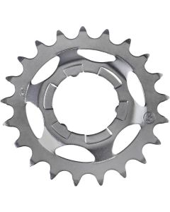 SHIMANO 1-2X3-32, 21 ZÄHNE Steck-Zahnkranz silber