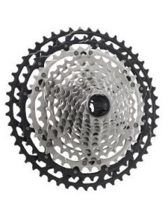 SHIMANO DEORE XT CS-M8100 12s 10-45T Kassettenkranz silber-schwarz