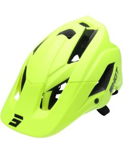 SHOT CLIMB Mountainbikehelm matt neon gelb M