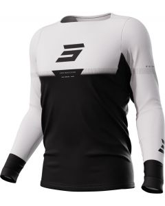 SHOT ROGUE STOK Fahrrad Jersey langarm weiss XXL