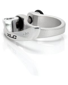 XLC Sattelstütz-Klemmring PC-L01 Ø 31,8mm inkl. Schnellspanner silber