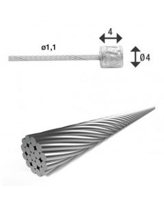XLC SH-X17 Schaltinnenzug silber