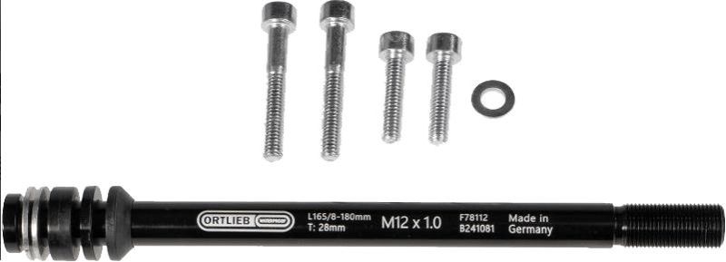 ORTLIEB THRU AXLE M6 CONNECTOR 1,5mm Steckachse