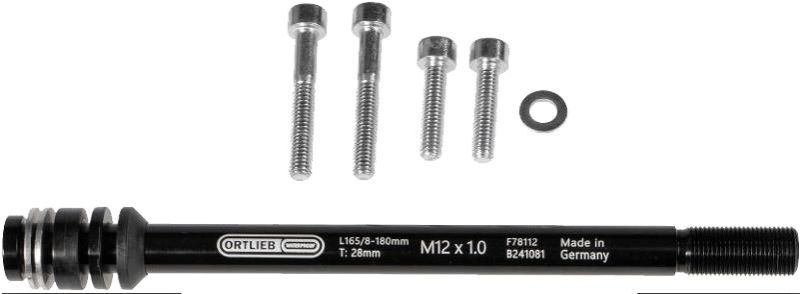 ORTLIEB THRU AXLE M6 CONNECTOR 1mm GEWINDE Steckachse