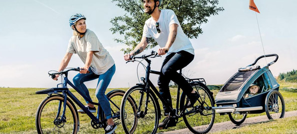 Fahrrad-Kinderanhänger für Radtouren