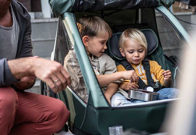 Mit gut gesicherten Kinder füllt man sich wohl