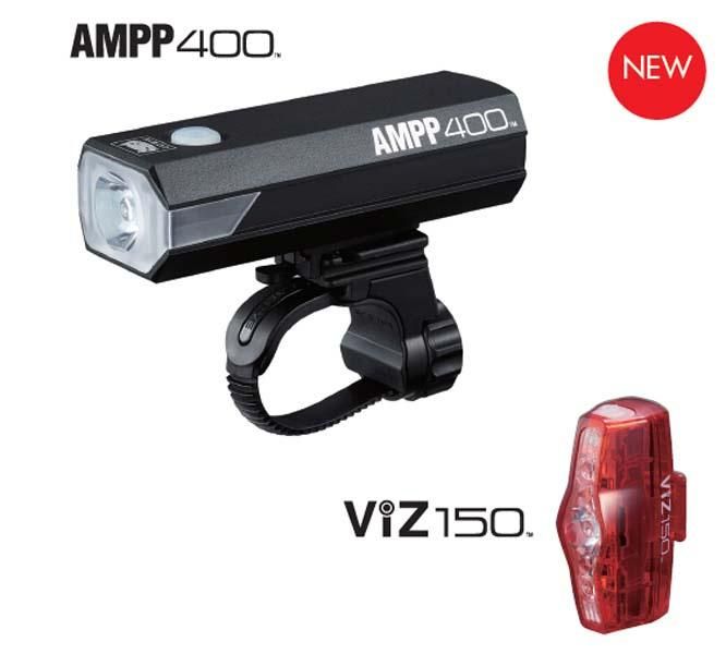 CATEYE Front AMPP400 Rear VIZ150 Lichtset