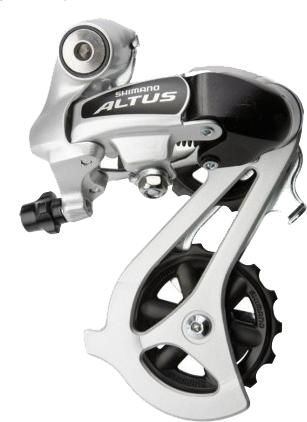 SHIMANO Altus RD-M310 7-8-fach ohne Adapter silber Schaltwerk