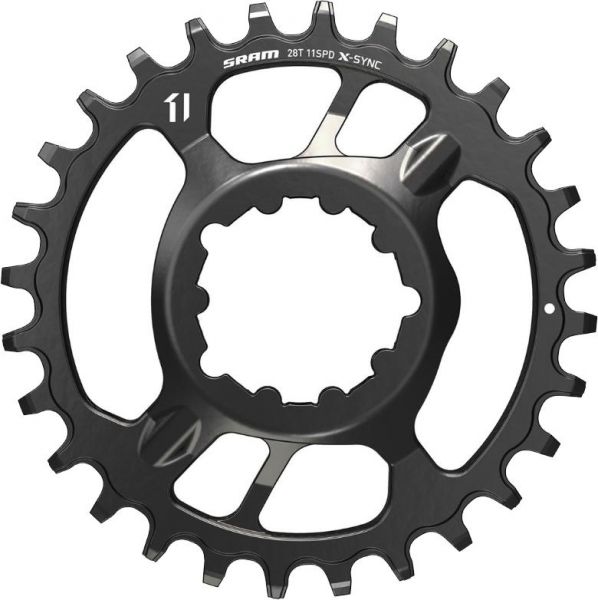 SRAM X-Sync Direkt Mount 6mm Offset 28Z Stahl Kettenblatt