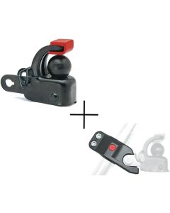 HEBIE Set F1 für Sattelstützadapter und Anhängerkupplung