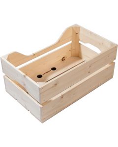 RACKTIME Woodpacker 49x24,1x29,5 25 ltr. Holzbox/Korb