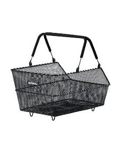 BASIL CENTO MIK 2.0, MIT MONIERTER ADAPTERPLATTE Fahrradkorb schwarz