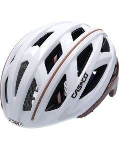 CASCO CUDA 2 STRADA Fahrradhelm weiss-mokka braun S 52-54cm