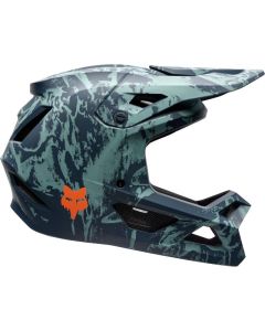 FOX RAMPAGE IMAGE PRINT Downhillhelm arctic blau XL