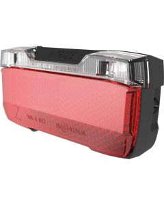 HERRMANS H-Trace Mini-Dynamo 6V Gepäckträgerrücklicht rot-schwarz