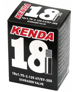 KENDA TUBE 47-57-355 18x1,75-2.125 AV Fahrradschlauch schwarz