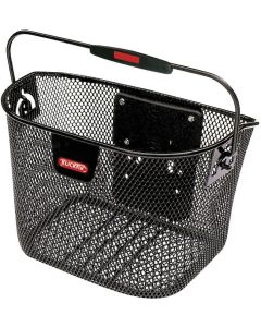 KLICKFIX MINI engmaschig 29x20x19cm Vorderradkorb schwarz