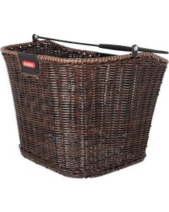 KLICKFIX STRUCTURA GEFLOCHTEN 35x26x25cm Lenkerkorb braun