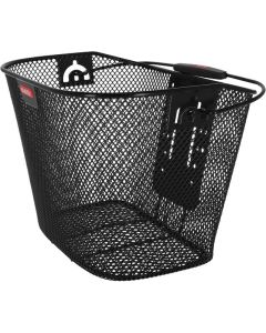 KLICKFIX UNI Vorderradkorb schwarz 26x35x25cm